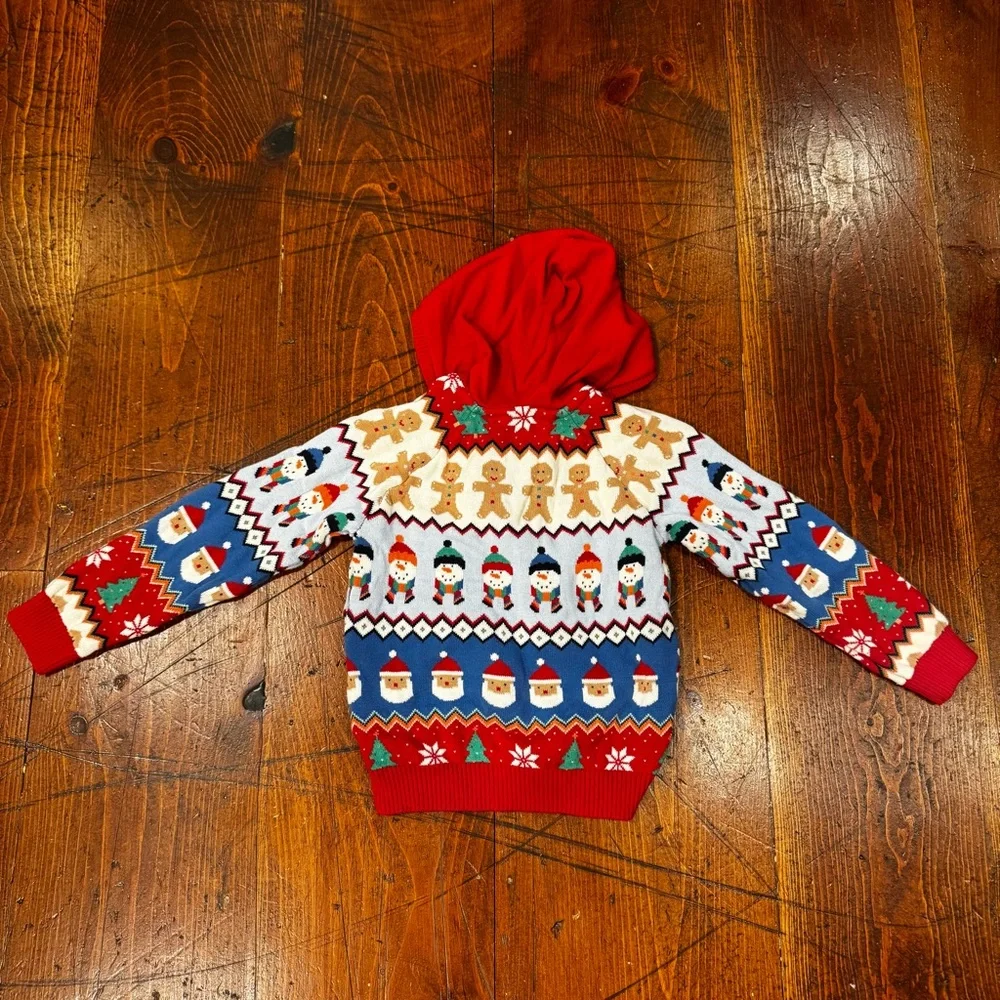 Gymboree‎ Holiday Full Zip Sweater. 5T